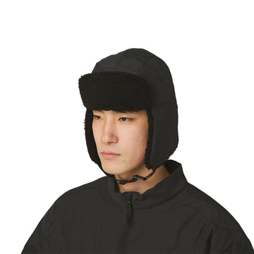 Snow Peak Fire Resistant Flight Cap Black - Parasol Store