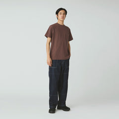 Snow Peak Garment Dyed T-Shirt Burgundy - Parasol Store