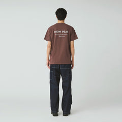 Snow Peak Garment Dyed T-Shirt Burgundy - Parasol Store