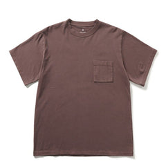 Snow Peak Garment Dyed T-Shirt Burgundy - Parasol Store