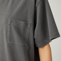Snow Peak Garment Dyed T-Shirt Charcoal - Parasol Store