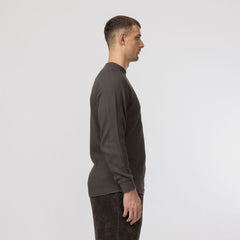 Snow Peak Heavyweight Waffle Pullover Charcoal
