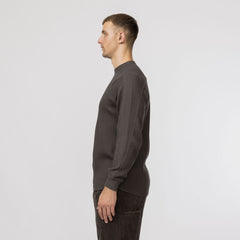 Snow Peak Heavyweight Waffle Pullover Charcoal