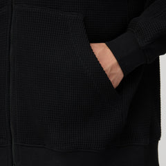 Snow Peak Heavyweight Waffle Zip Parka Black