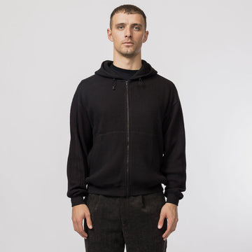 Snow Peak Heavyweight Waffle Zip Parka Black