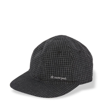 Snow Peak Kasuri Ripstop Cap Black