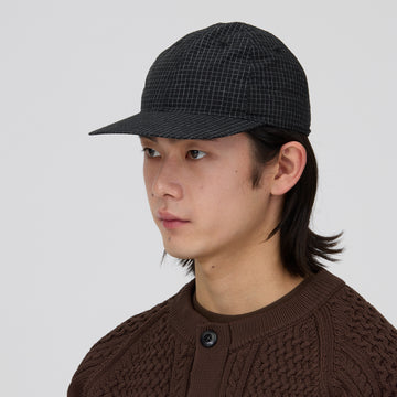 Snow Peak Kasuri Ripstop Cap Black