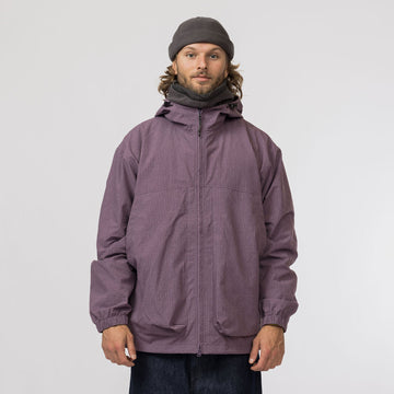 Snow Peak Kasuri Ripstop Jacket Dark Purple