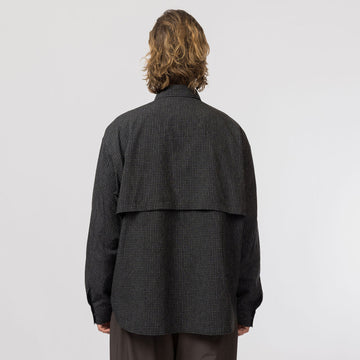 Snow Peak Kasuri Ripstop Shirt Black