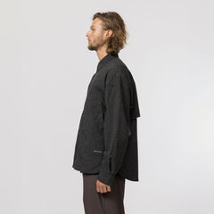 Snow Peak Kasuri Ripstop Shirt Black