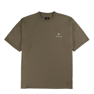 Snow Peak Logo T-Shirt Khaki - Parasol Store