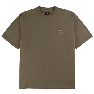 Snow Peak Logo T-Shirt Khaki