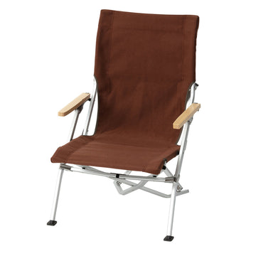 Snow Peak Low Beach Chair Brown - Parasol Store