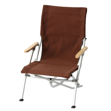 Snow Peak Low Beach Chair Brown