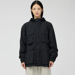 Snow Peak Nylon Double Rip Jacket Black