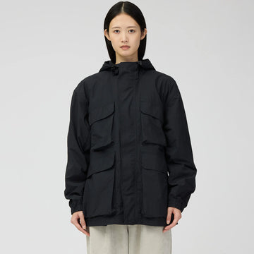 Snow Peak Nylon Double Rip Jacket Black