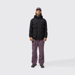 Snow Peak Nylon Double Rip Jacket Black