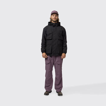 Snow Peak Nylon Double Rip Jacket Black