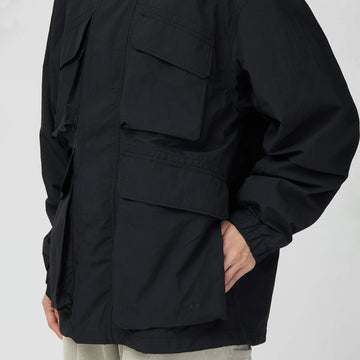 Snow Peak Nylon Double Rip Jacket Black