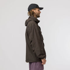 Snow Peak Nylon Double Rip Jacket Dark Brown