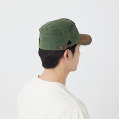 Snow Peak Oiled Military Cap Olive