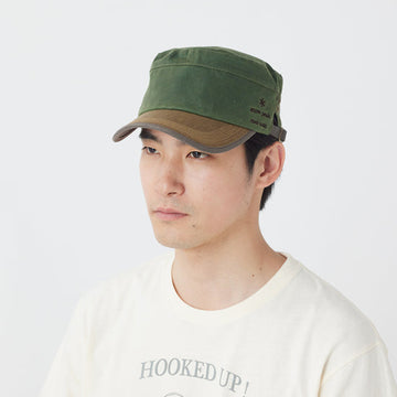 Snow Peak Oiled Military Cap Olive