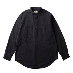 Snow Peak Organic Cotton Pullover Shirt Black - Parasol Store