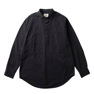 Snow Peak Organic Cotton Pullover Shirt Black - Parasol Store