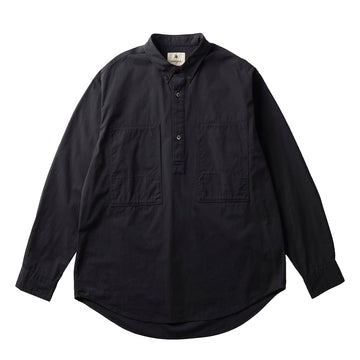 Snow Peak Organic Cotton Pullover Shirt Black - Parasol Store