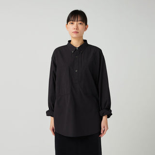 Snow Peak Organic Cotton Pullover Shirt Black - Parasol Store
