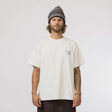 Snow Peak Pegs & Hammer T-Shirt Off White
