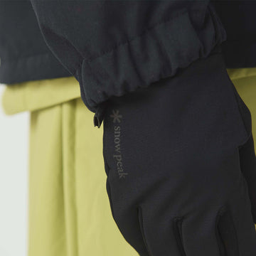 Snow Peak Polartec Power Stretch Gloves Black