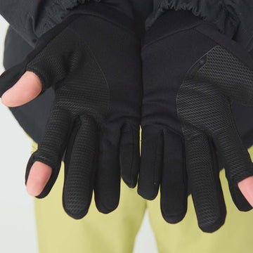Snow Peak Polartec Power Stretch Gloves Black