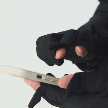 Snow Peak Polartec Power Stretch Gloves Black