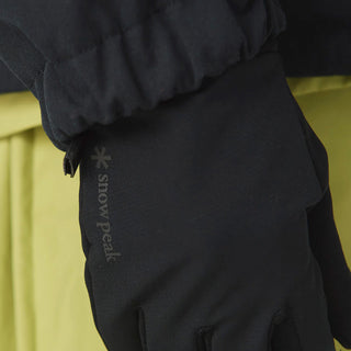 Snow Peak Polartec Power Stretch Gloves Black