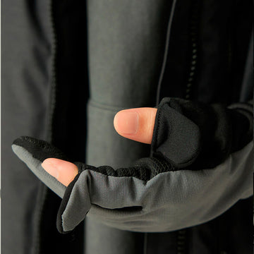 Snow Peak Polartec Power Stretch Gloves Grey