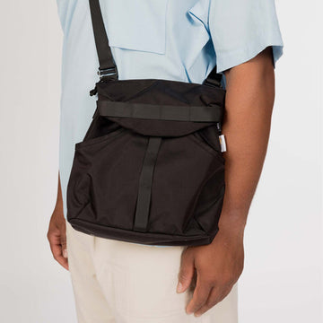 Snow Peak Recycled Cordura Shoulder Bag Black