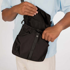 Snow Peak Recycled Cordura Shoulder Bag Black