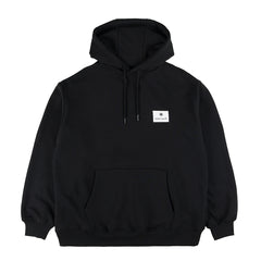 Snow Peak Square Logo Hoodie Black - Parasol Store