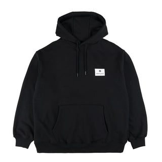 Snow Peak Square Logo Hoodie Black - Parasol Store