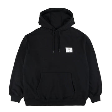 Snow Peak Square Logo Hoodie Black - Parasol Store