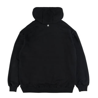 Snow Peak Square Logo Hoodie Black - Parasol Store
