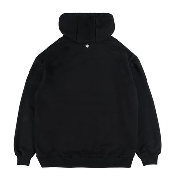 Snow Peak Square Logo Hoodie Black - Parasol Store