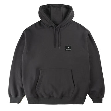 Snow Peak Square Logo Hoodie Charcoal - Parasol Store