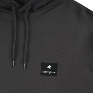 Snow Peak Square Logo Hoodie Charcoal - Parasol Store