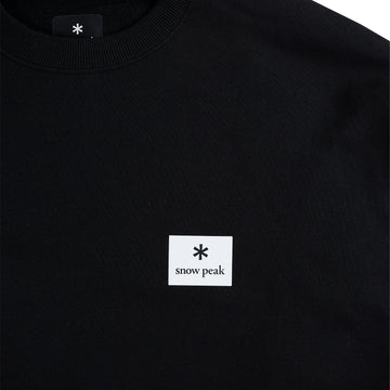 Snow Peak Square Logo Pullover Black - Parasol Store
