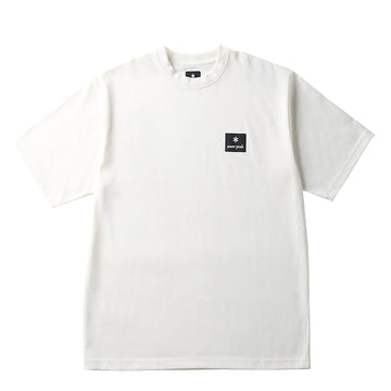 Snow Peak Standard Square Logo T-Shirt Off White - Parasol Store