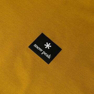 Snow Peak Standard Square Logo T-Shirt Yellow - Parasol Store
