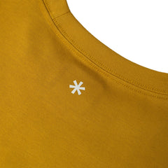 Snow Peak Standard Square Logo T-Shirt Yellow - Parasol Store
