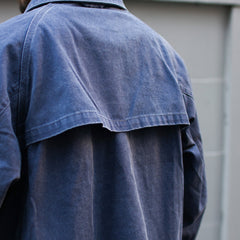 Snow Peak Sulfur Dyed Fade Coverall Blue